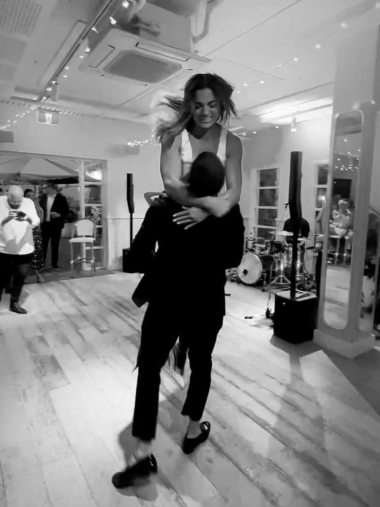 The happy couple celebrate. Photo: Instagram.