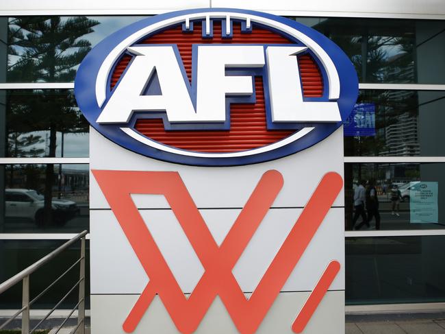 AFL and AFLW players have been given access to confidential whistleblower service Stopline. Picture: Darrian Traynor/Getty Images