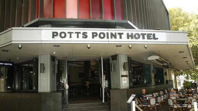 The Potts Point Hotel has had its hours extended. Picture: John Appleyard