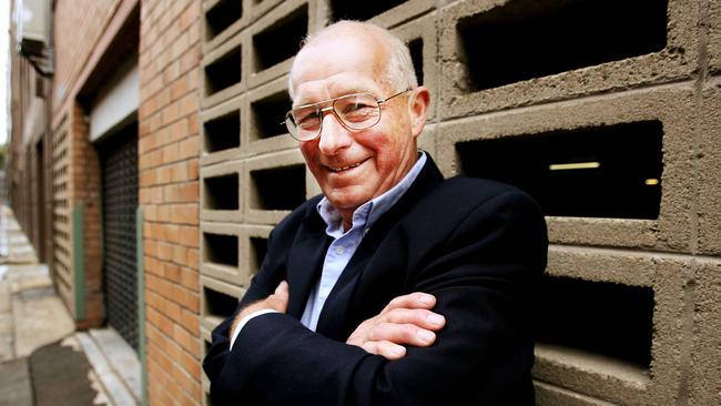 Former police detective Roger Rogerson in his old turf of Surry Hills in Sydney. Picture: Sam Mooy