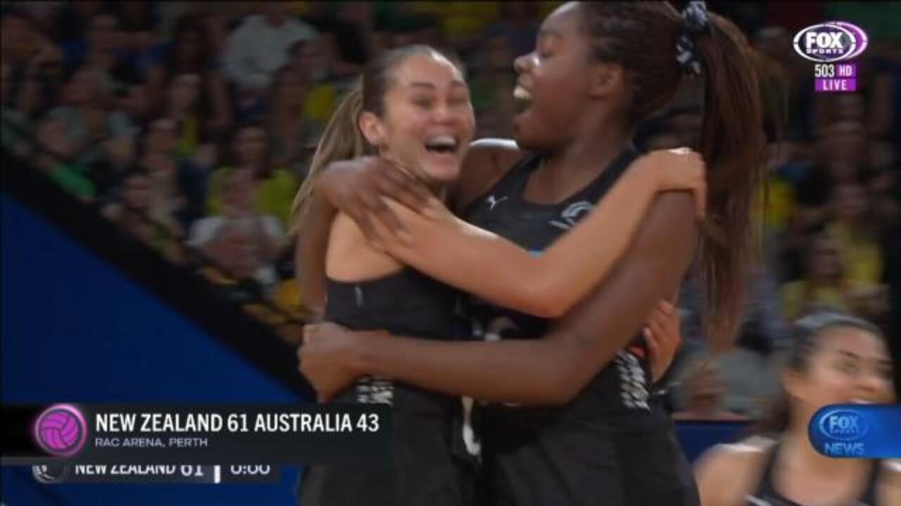 Silver Ferns make history against Diamonds