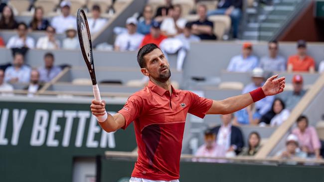 Novak Djokovic has lost three straight matches for the first time in seven years. (Photo by Fred Mullane/ISI Photos/Getty Images)