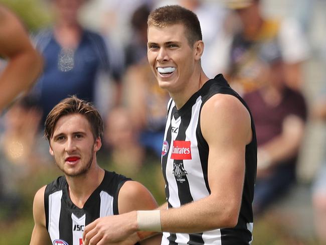 Mason Cox loves his name up in lights. Pic: Getty Images