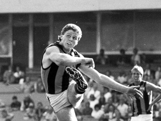 Brereton in action for Hawthorn in 1984.