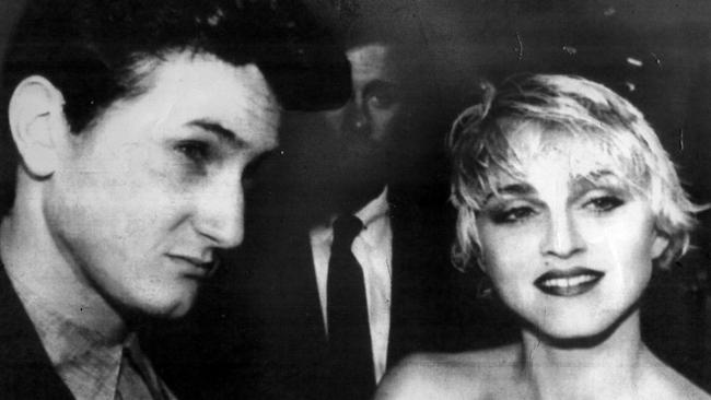 The marriage years ... Sean Penn and Madonna in the mid `80s.