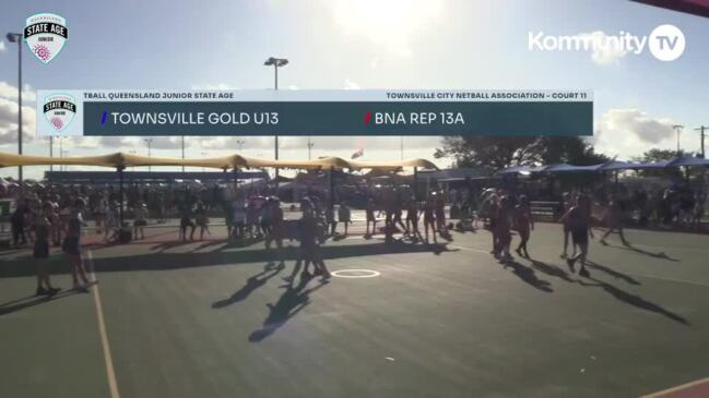 Replay: Netball Queensland Junior State Age Titles Day 1—Townsville Gold v Brisbane Rep (U13)