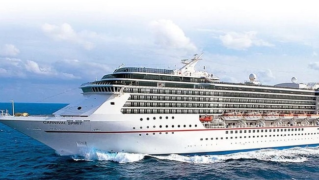 The Carnival Spirit cruise ship. Picture: File