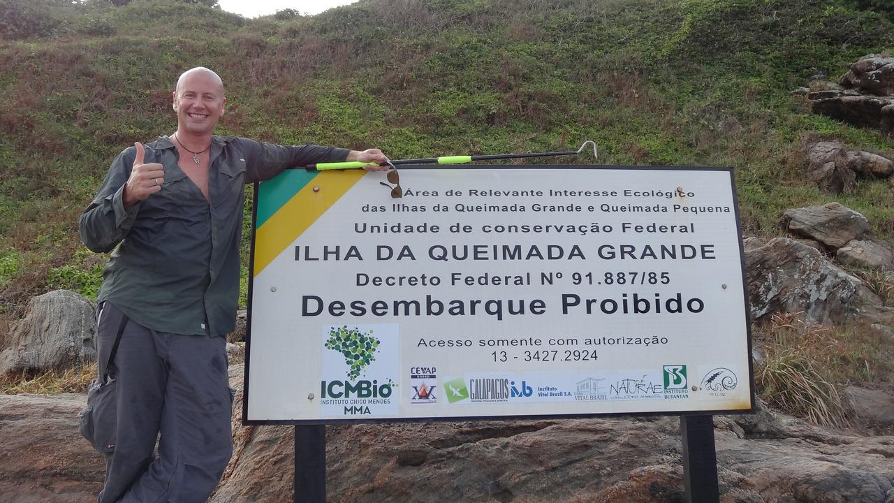 Bryan Fry, self-described snake geek and professor of toxicology at The University of Queensland, has visited Ilha de Queimada Grande – ‘snake island’ – three times.