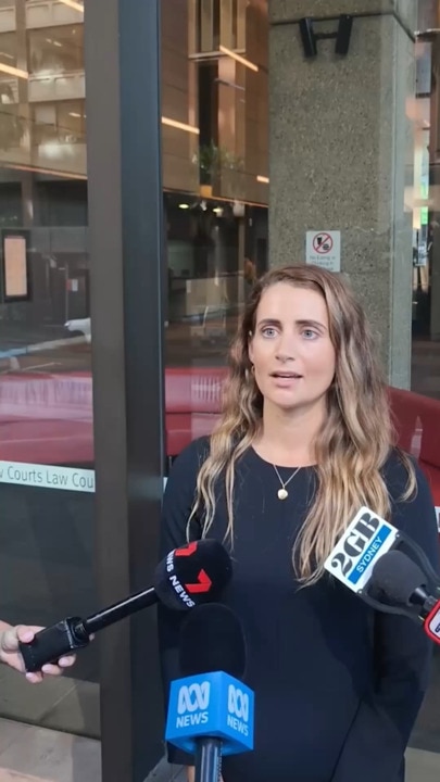 Widow of Outback Wrangler speaks outside court