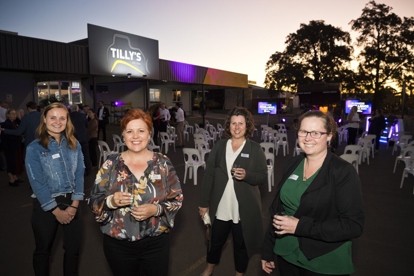 Ready for the launch are (from left) Eloise Wendt, Shana Rogers, Alisa Panzram, Jessica Pasfield at the Business Excellence Awards 2020 launch at Tilly's, Wednesday, September 9, 2020. Picture: Kevin Farmer