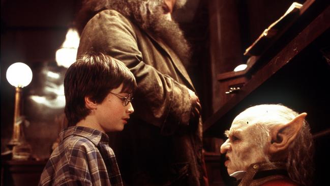 A scene from the 2001 film Harry Potter and the Philosopher's Stone.