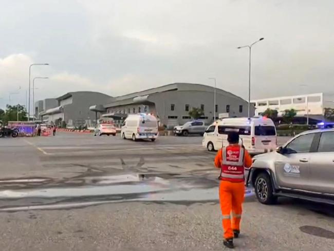 The plane made an emergency landing in Bangkok. Picture: AFP