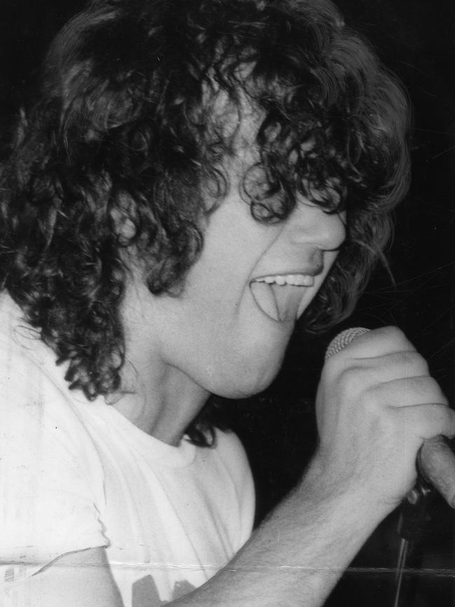 Cold Chisel lead singer Jimmy Barnes in 1983.