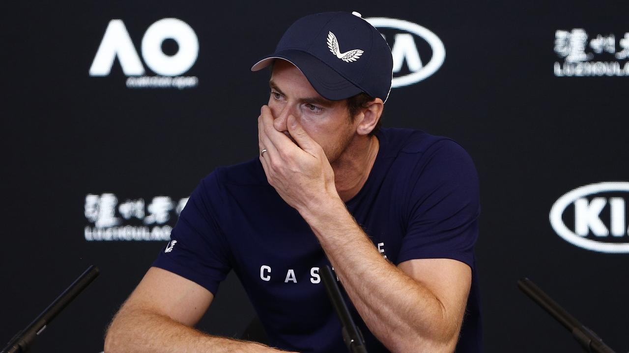 Andy Murray broke down during a pre Australian Open press conference.