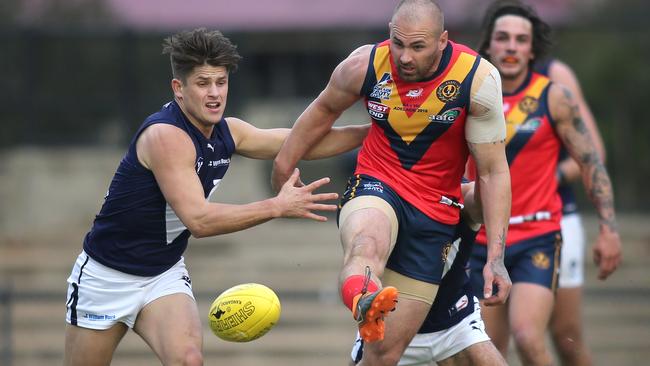 Callum Hay in action for SA’s state amateur side in 2018. Picture: Dean Martin