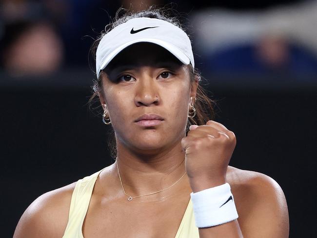 MELBOURNE, JANUARY 16, 2025: 2025 Australian Open Tennis, Day Five. Destanee Aiava (AUS) in action against Danielle Collins (USA) on Kia Arena. Picture: Mark Stewart
