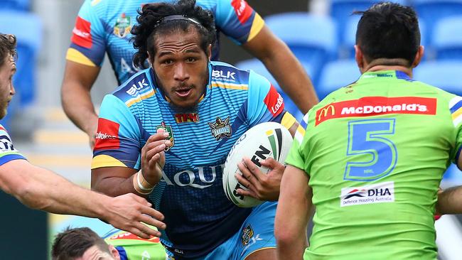 Agnatius Paasi will make first appearance at Mt Smart Stadium since being cut by the Warriors. Pics Adam Head