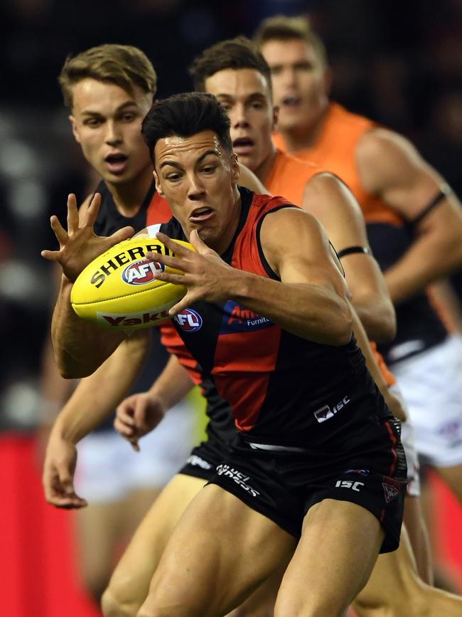 Dylan Shiel and his Bomber teammates could be off to the US. Picture: AAP Images