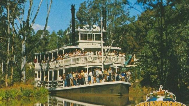 Dreamworld's Captain Sturt Paddle wheeler. Source: Dreamworld - Remembering the Golden Years.