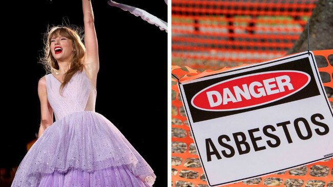 Taylor Swift venue scoured for asbestos traces. Picture Supplied