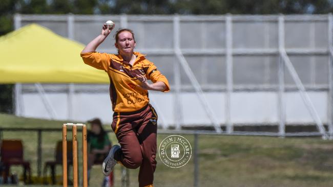 Ipswich Hornets cricketer Keely Freiberg. Picture: Darren J McCabe Photography