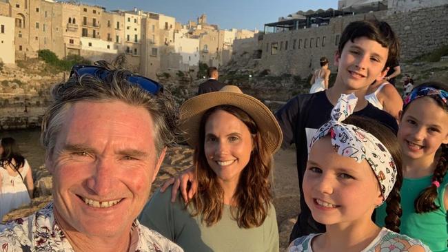 2DAY FM’s Dave Hughes, his wife Holly Ife and their kids Tess, Sadie and Rafferty, will stay in Balmain.