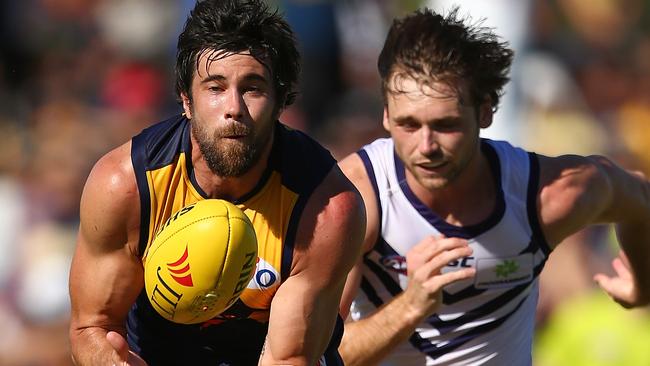 Josh Kennedy booted four goals for the Eagles. Picture: Getty Images