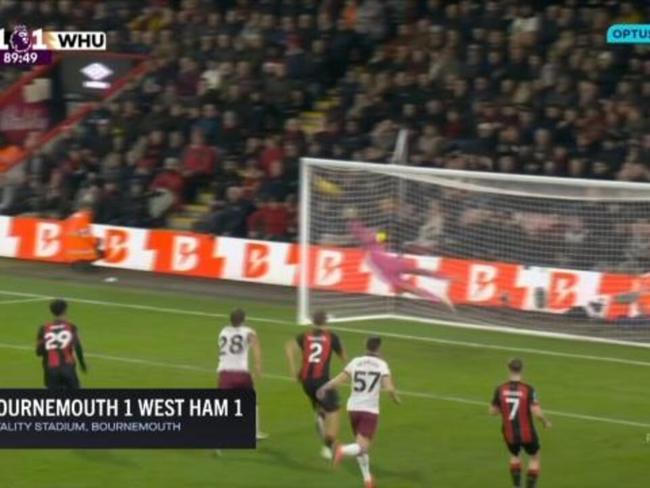 Epic free kick sees draw for Bournemouth