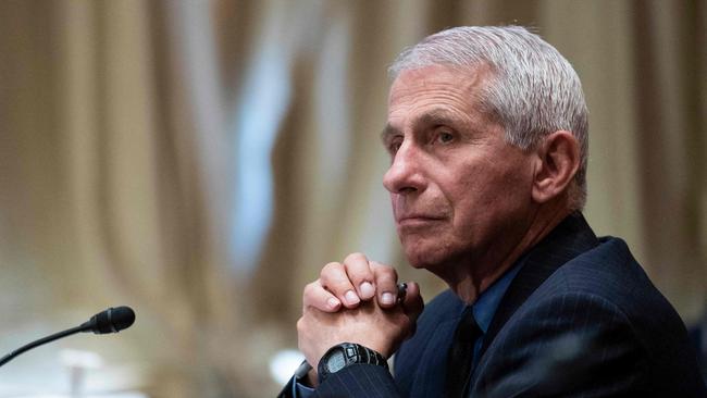 Head of the National Institute of Allergy and Infectious ­Diseases, Anthony Fauci. Picture: AFP