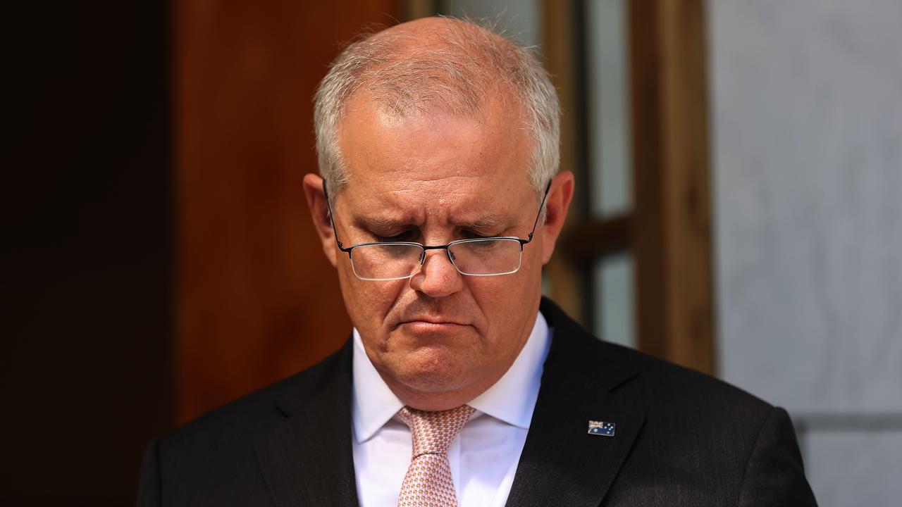 Scott Morrison’s re-election hopes may have been dashed by his handling of the Omicron variant. Picture: NCA NewsWire/Gary Ramage