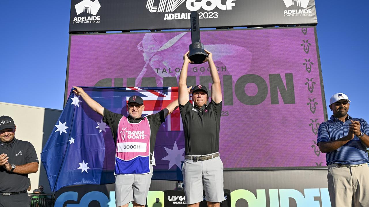 LIV Adelaide; Talor Gooch holds on to win first event news.au — Australias leading news site