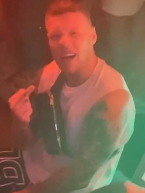 A video from Instagram shows Collingwood footballer Jordan De Goey partying in Bali with friends. Picture: Instagram