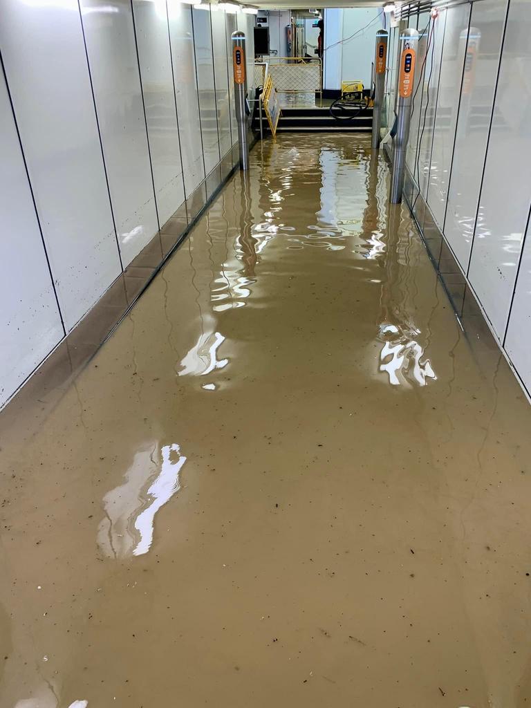 NSW Minister for Transport Jo Haylen announced a station upgrade would include new lifts, improving drainage issues and accessibility. Picture: Facebook/Jo Haylen.