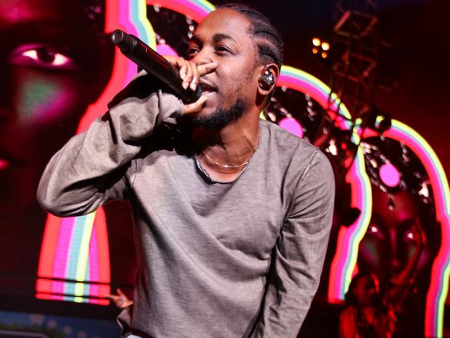 Nominated ... Kendrick Lamar, one of the few artists of colour recognised for their contribution to the industry this year, has received 11 Grammy nominations. Picture: John Salangsang/Invision/AP