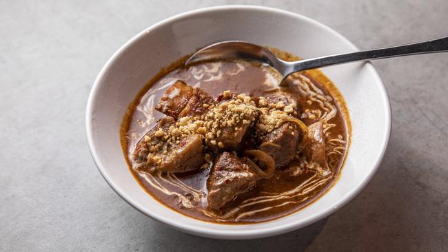 The beef massaman curry at Miss Mee. Picture: Mark Cranitch