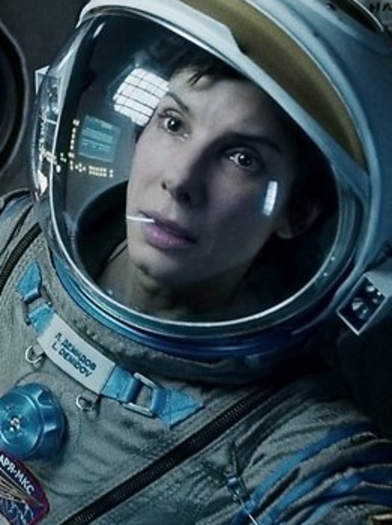 Sandra Bullock plays an astronaut in the sci-fi thriller Gravity. Picture: Warner Bros