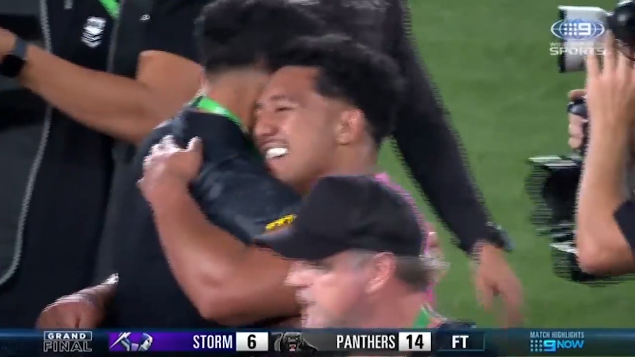 Isaah Yeo's act of pure class amid Panthers celebrations (Nine)