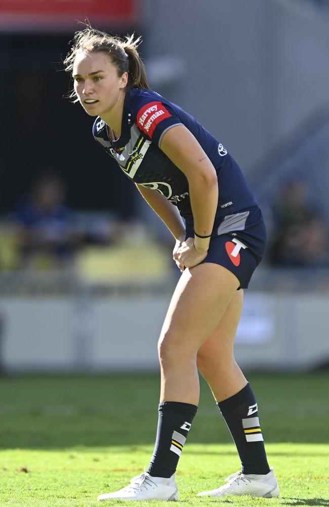 Cowboys skipper Kirra Dibb is not a fan of adding new teams to the NRLW in 2024. Picture: Getty Images