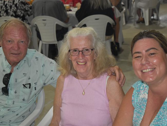 Fiona, Alan and Francine enjoying the weekend at the Italian long lunch, February 25, 2024.