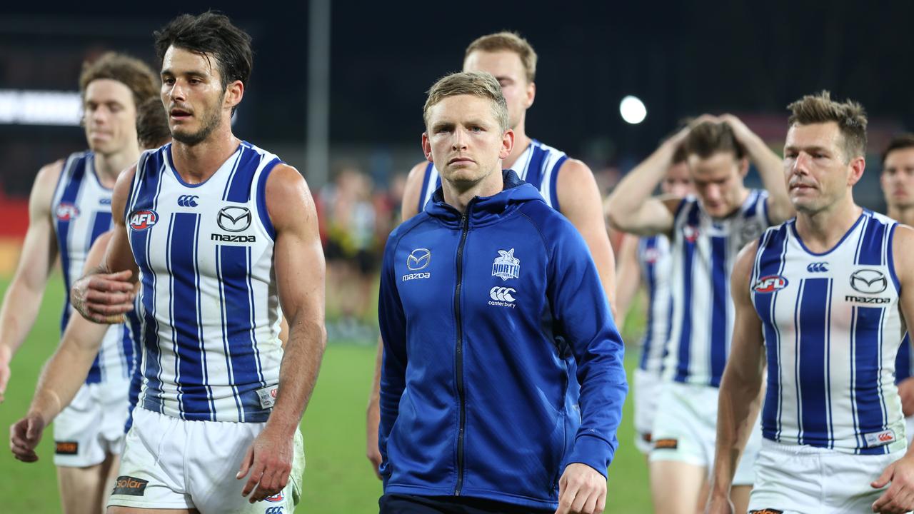 North Melbourne has a number of big calls to make. Photo: Chris Hyde/Getty Images.
