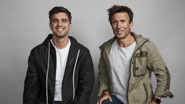 Afterpay founders Nick Molnar, left, and Anthony Eisen have secured the biggest merger deal in Australian corporate history.