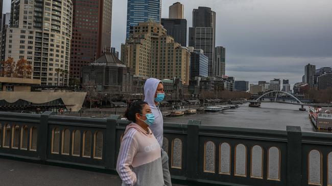 Masks will continue to be mandatory outdoors across all of Melbourne. Picture: Getty Images