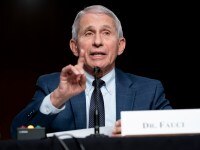 WASHINGTON, DC - JANUARY 11: Dr. Anthony Fauci, White House Chief Medical Advisor and Director of the NIAID, responds to questions from Sen. Rand Paul (R-KY) at a Senate Health, Education, Labor, and Pensions Committee hearing on Capitol Hill on January 11, 2022 in Washington, D.C. The committee will hear testimony about the federal response to COVID-19 and new, emerging variants. (Photo by Greg Nash-Pool/Getty Images)