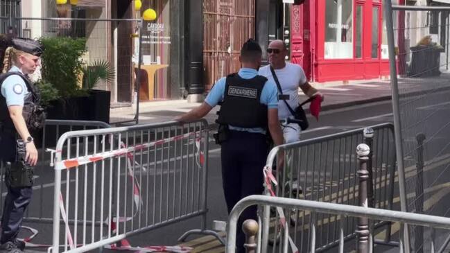 Empty streets in Paris as security tightens for the Olympics