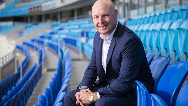 Cricket Tasmania CEO Dominic Baker. Picture: RICHARD JUPE