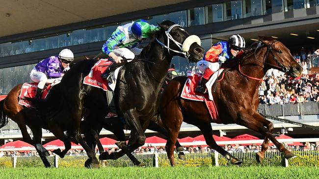 James McDonald was beaten on I Wish I Win in the Doomben 10,000 last start. Picture. Grant Peters — Trackside Photography.