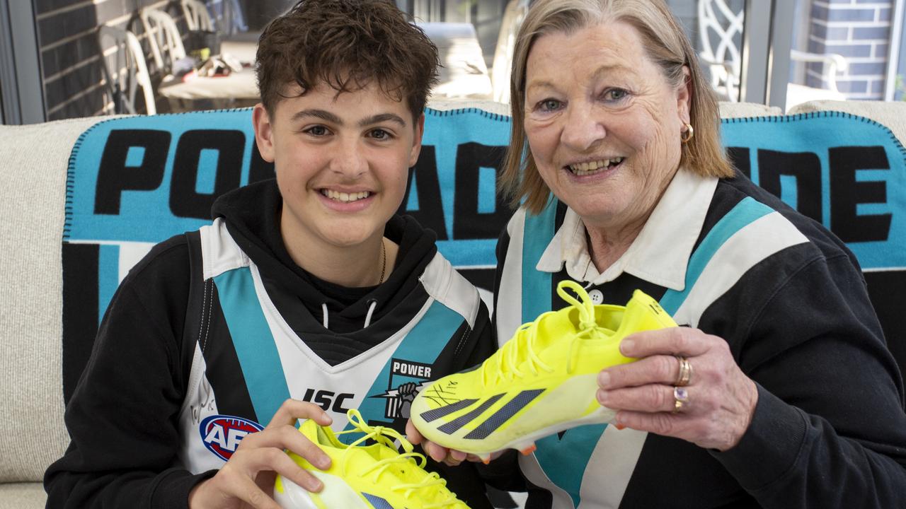 ‘My lucky charm’: Sixth generation Port fan wins star player’s boots