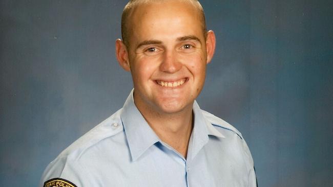 Police officer, Constable William Crews, who was shot during a drug raid in Bankstown, Sydney on September 8, 2010.