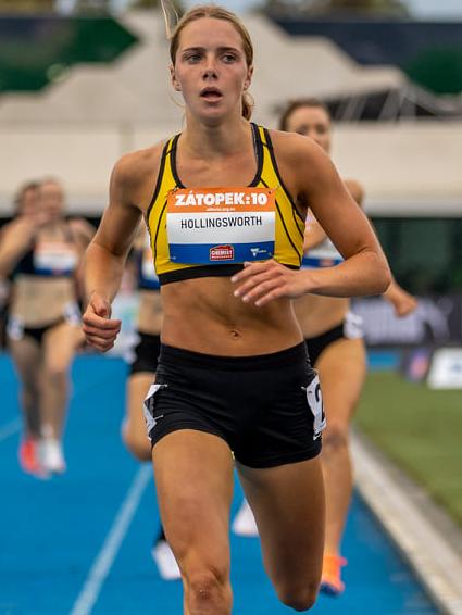 Victoria‘s Claudia Hollingsworth recently represented Australia at the senior level at the recent World Championships. Picture: Athletics Victoria.