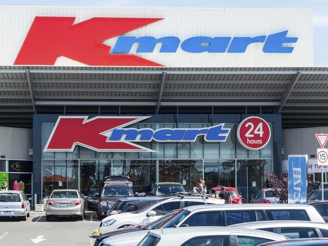Melbourne, Australia - January 2, 2015: Kmart store in Burwood in suburban Melbourne. Kmart is a discount department store owned by Wesfarmers.
